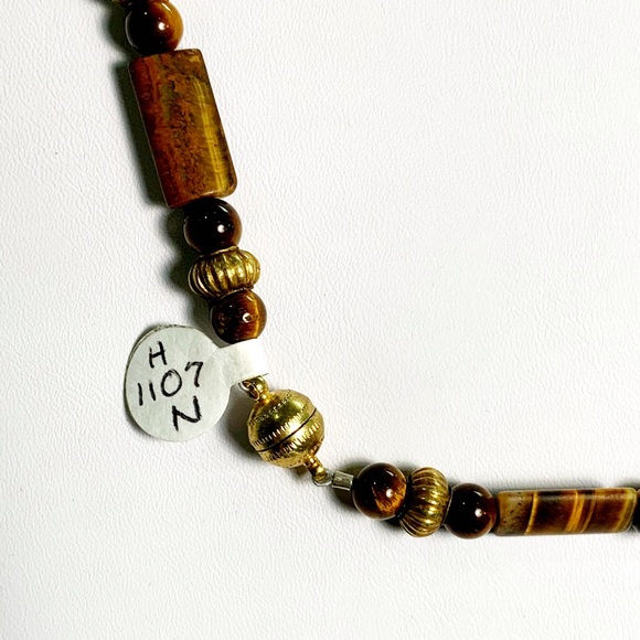 NWT Choker- Tigers Eye & Bali - Picture 4 of 5